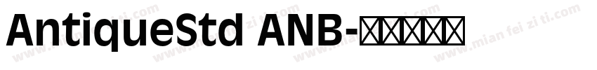 AntiqueStd ANB字体转换